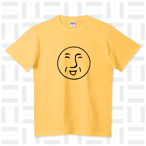 『にっこりマーク1 漫画 笑う w 笑顔 記号 ジャンプ 爆笑 特殊 微笑み 嘲笑 草』Tシャツ