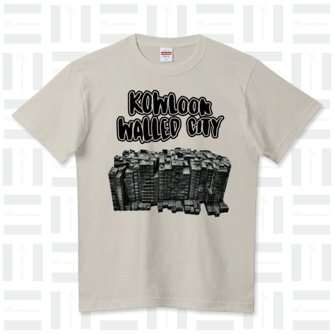 『九龍城砦1 香港 スラム街 クーロン 廃墟 Kowloon walled city  耐震性 無法地帯 治外法権』Tシャツ