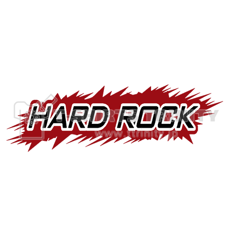 『HARD ROCK ハードロック 邪悪 暗黒 バンド ギター コード クール 激しい 速弾き ボイス シャウト』Tシャツ