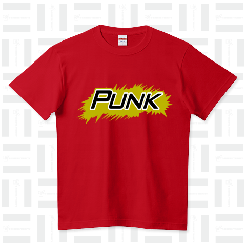 『PUNK パンク パンクス 破壊 邪悪 とげ ベビー バンド ギター コード クール 激しい 速弾き ボイス シャウト』Tシャツ