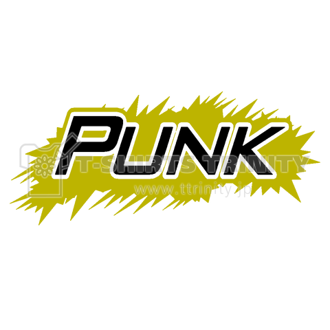 『PUNK パンク パンクス 破壊 邪悪 とげ ベビー バンド ギター コード クール 激しい 速弾き ボイス シャウト』Tシャツ