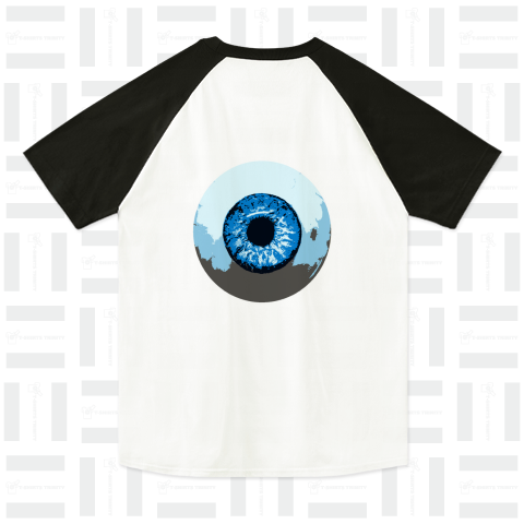 『目玉2 EYE アイ 眼球 にらむ 視線 眼科 眼病 眼圧 ホラー 球体 玉眼』Tシャツ