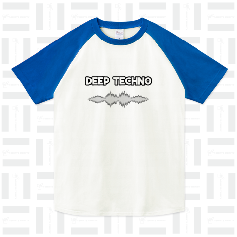 『DEEP TECHNO ディープテクノ 音楽 洋楽 レイヴ ダンス ライブ クラブ DJ アンビエント』Tシャツ