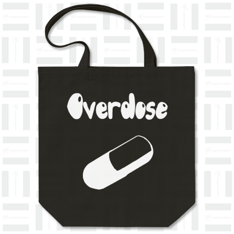 『オーバードーズ Overdose オバド 薬 カプセル 錠剤 安定剤 眠剤 精神 うつ メンヘラ』Tシャツ