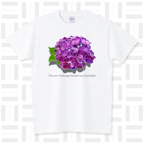 紫陽花 スタンダードTシャツ(5.6オンス)