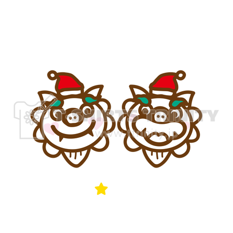 シーサーでクリスマス☆