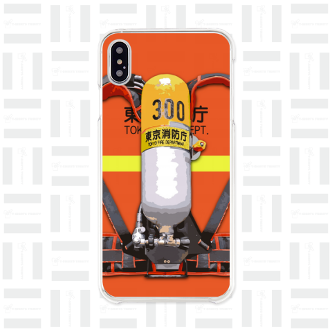 東京消防庁 防火衣+空気呼吸器(救助・スマホケース)