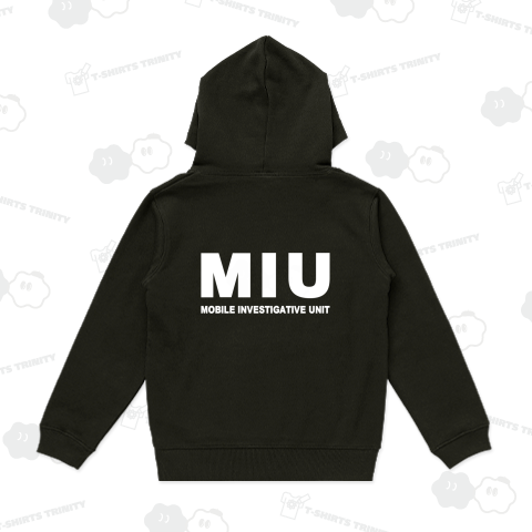 MIU[MOBILE INVESTIGATIVE UNIT]（パーカー）|デザインTシャツ通販【T ...