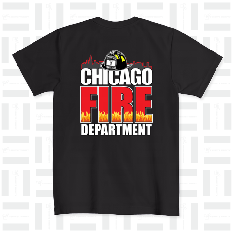 CFD : CHICAGO FIRE DEPT. official-07 ドライTシャツ(4.4オンス)