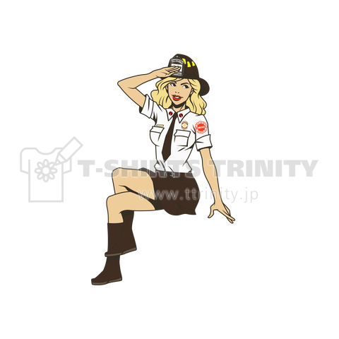 CFD : CHICAGO FIRE DEPT. pin-up girl