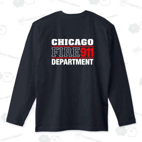 CFD CHICAGO FIRE DEPT. 911 ロングTシャツ(5.6オンス)