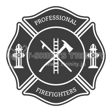 firefighter emblem - mc professional firefighter -