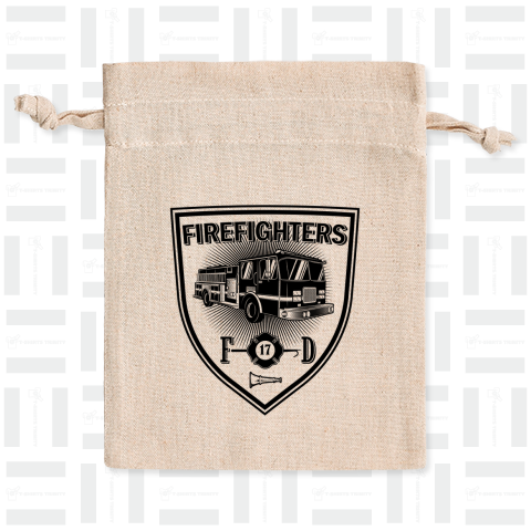 firefighter emblem - fire engine 5 -