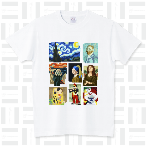 ドット美術館 (カスタマイズ可) スタンダードTシャツ(5.6オンス)