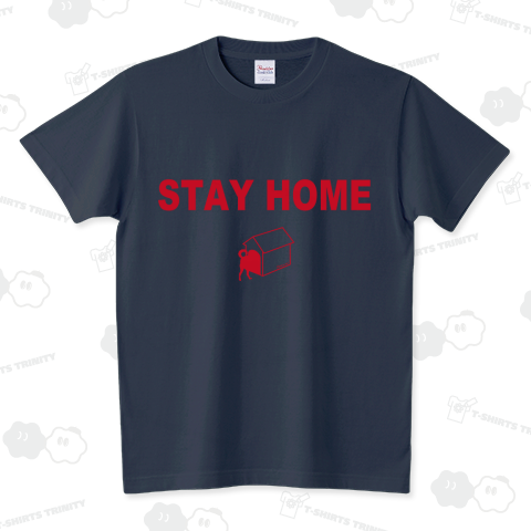 STAY HOME スタンダードTシャツ(5.6オンス)