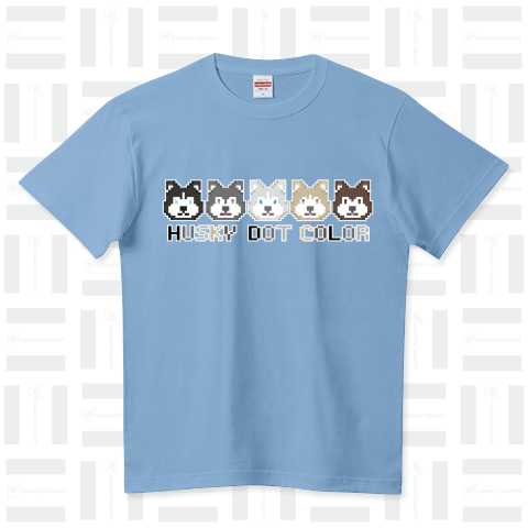 HUSKY DOT COLOR ハイクオリティーTシャツ(5.6オンス)