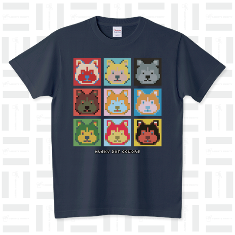 HUSKY DOT COLORS スタンダードTシャツ(5.6オンス)