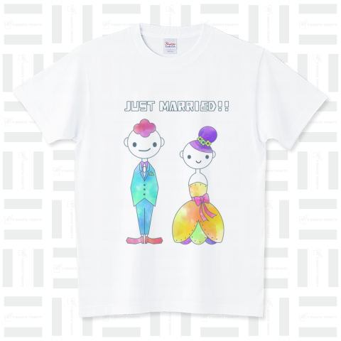 Just married!! スタンダードTシャツ(5.6オンス)