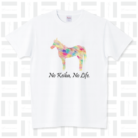 競馬  No keiba, No Life. カラフルイラスト