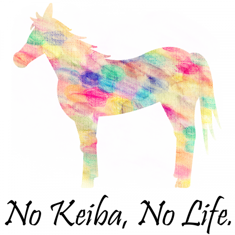 競馬  No keiba, No Life. カラフルイラスト