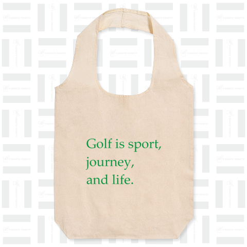 Golf is sport, journey, and life.