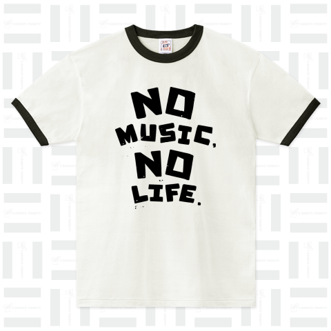 NO MUSIC NO LIFE ノーミュージックノーライフ アートロゴ