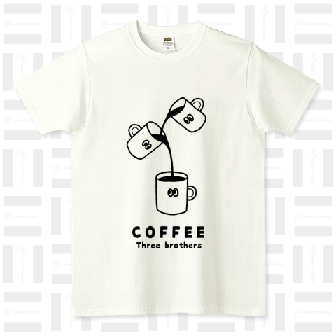 COFFEE Three Brothers コーヒー三兄弟 イラスト