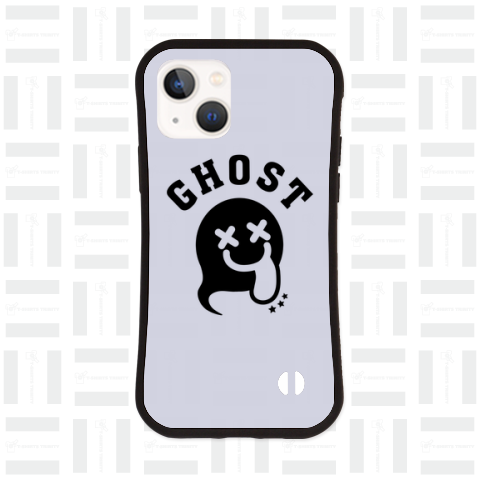 GHOST ゴースト POPおばけイラスト アーチロゴ