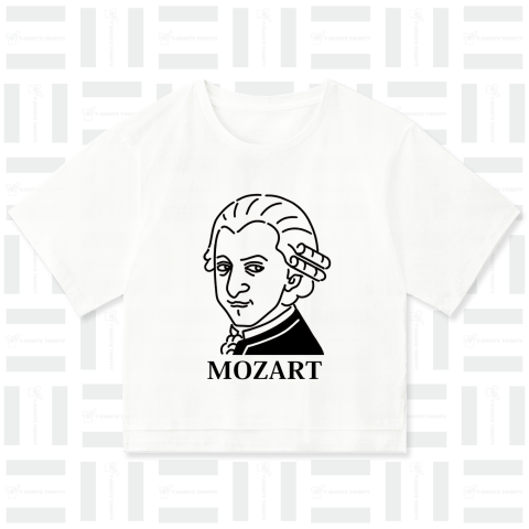 モーツアルト Mozart イラスト 音楽家 偉人アート モーツァルト