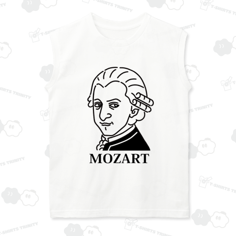 モーツアルト Mozart イラスト 音楽家 偉人アート モーツァルト