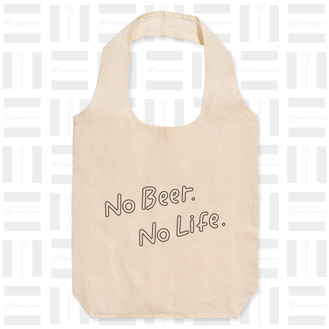 NO BEER NO LIFE ノービアーノーライフー ビールロゴTシャツ 4