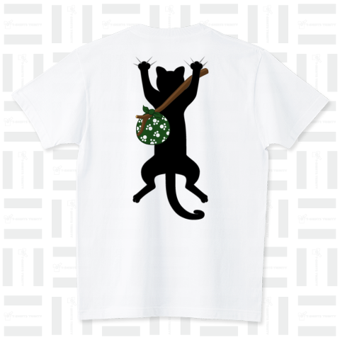 猫をさがしています(カギしっぽ野良猫・黒猫)リニューアル スタンダードTシャツ(5.6オンス)