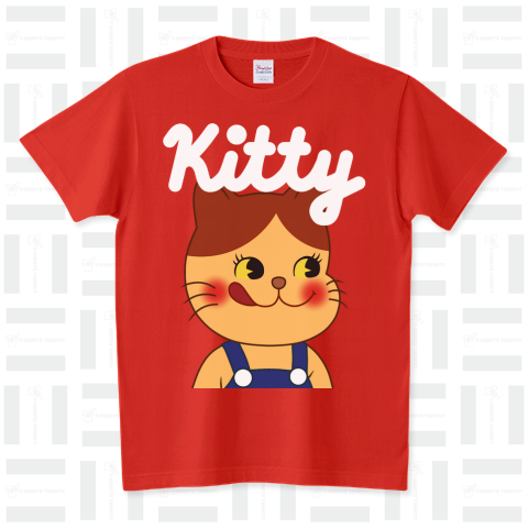 《テンプレート》Kitty ネコちゃん スタンダードTシャツ(5.6オンス)