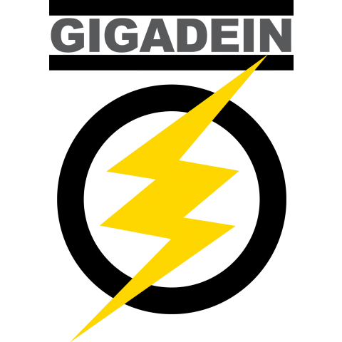 GIGADEIN -ROCK- / (ギガデイン・呪文・ゲーム・music・パンク・ロック・音楽・雷・可愛い・かわいい・カワイイ・女性・子供・イラスト・シンプル・ロゴ・カラフル・デザイン・Tシャツ