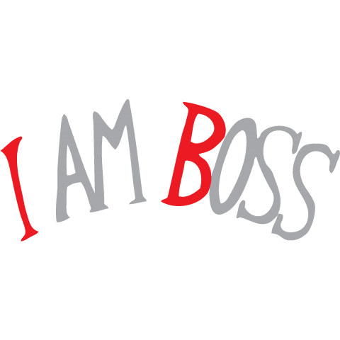 I Am Boss Tシャツ 文字 ロゴ かわいい カワイイ 可愛い