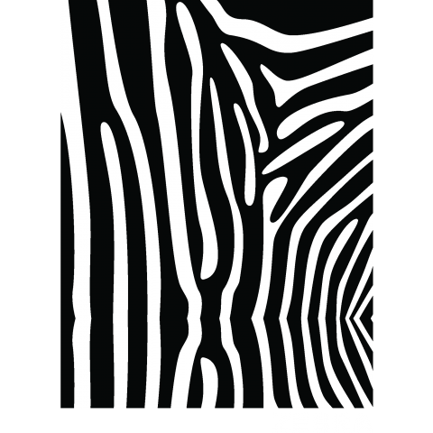 Zebra 濃色 ゼブラ柄 模様 動物 アニマル シマウマ ペット Zoo デザイン ポップアート Popart 絵 パンク ロック 可愛い 女性 子供 イラスト シンプル デザインtシャツ デザインtシャツ通販 Tシャツトリニティ