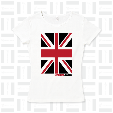 UNION JACK /ユニオンジャック・国旗・イギリス・UK・ロック・ROCK・パンク・PUNK・ART・バンド・かわいい・カワイイ・可愛い・イラスト・カラフル・シンプル・ロゴ・デザインTシャツ