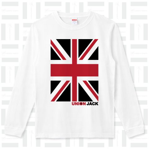 UNION JACK /ユニオンジャック・国旗・イギリス・UK・ロック・ROCK・パンク・PUNK・ART・バンド・かわいい・カワイイ・可愛い・イラスト・カラフル・シンプル・ロゴ・デザインTシャツ