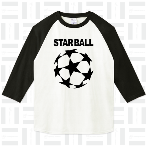 STAR BALL /ストリート・サッカー・スターボール・星・模様・ロック・パンク・可愛い・イラスト・シンプル・ダンス・音楽・日本代表・ロゴ・アート・art・絵・女性・子供・スポーツ・デザインTシャツ