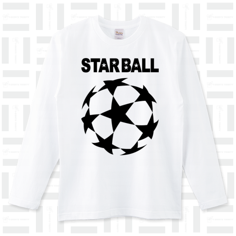 STAR BALL /ストリート・サッカー・スターボール・星・模様・ロック・パンク・可愛い・イラスト・シンプル・ダンス・音楽・日本代表・ロゴ・アート・art・絵・女性・子供・スポーツ・デザインTシャツ