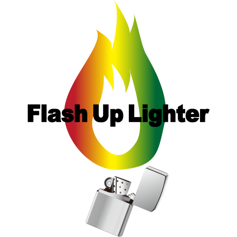 Flash Up Lighter 炎 レゲエ Reggae ラスタ ストリート ヒップホップ Hiphop Music 音楽 模様 柄 カワイイ 可愛い イラスト カラフル ロゴ デザインtシャツ デザインtシャツ通販 Tシャツトリニティ