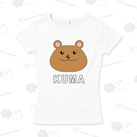 クマさんTシャツ  /くま・熊・アニマル・かわいい・カワイイ・可愛い・音楽・ロック・動物・子供・女性・スポーツ・シンプル・ロゴ・デザイン