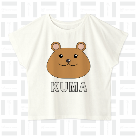 クマさんTシャツ  /くま・熊・アニマル・かわいい・カワイイ・可愛い・音楽・ロック・動物・子供・女性・スポーツ・シンプル・ロゴ・デザイン