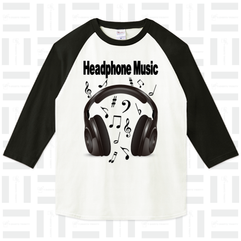 Headphone Music /音楽・音符・記号・DJ・ロック・可愛い・楽器・ダンサー・ダンス・シンプル・レゲエ・ロゴ・logo・文字・模様・女性・子供・ストリートアート・art・デザインTシャツ