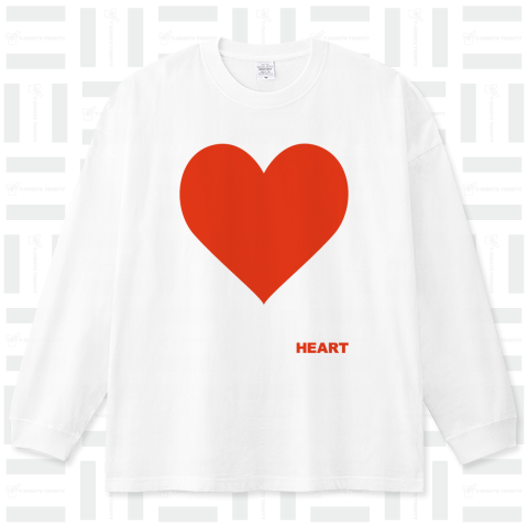 HEART  /トランプ・ゲーム・ハート・模様・柄・記号・rock・punk・音楽・ロック・パンク・マンガ・漫画・コミック・可愛い・子供・女性・popart・ポップアート・イラスト・デザインTシャツ