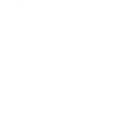 BASKET BALL 濃色 /バスケットボール・スポーツ・ストリート・ヒップホップ・ROCK・ロック・音楽・MUSIC・図形・模様・カワイイ・可愛い・アート・ダンス・シンプル・ロゴ・デザインTシャツ