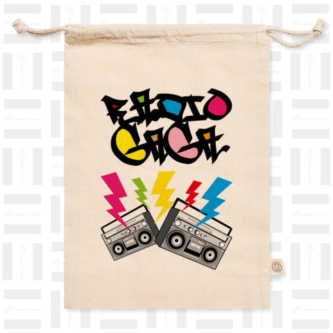 RADIO GAGA /music・ダンス・かわいい・カワイイ・可愛い・Tシャツ・シンプル・イラスト・ロゴ・ロック・rock・デザイン・カラフル・ポップ・アート・女性・子供・文字・模様・雷