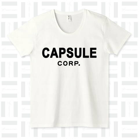 CAPSULE CORP. /カプセルコーポレーション・かわいい・イラスト・アメカジ・コスプレ・レイヤー・子供・シンプル・音楽・Tシャツ
