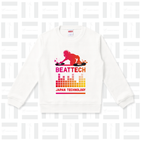 BEATTECH /DJ・音楽・music・ヒップホップ・hiphop・ダンス・ロック・rock・レゲエ・カワイイ・可愛い・イラスト・カラフル・絵・文字・楽器・ロゴ・デザインTシャツ