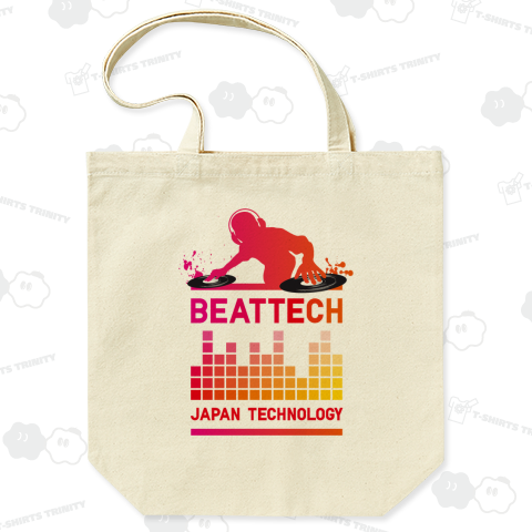 BEATTECH /DJ・音楽・music・ヒップホップ・hiphop・ダンス・ロック・rock・レゲエ・カワイイ・可愛い・イラスト・カラフル・絵・文字・楽器・ロゴ・デザインTシャツ